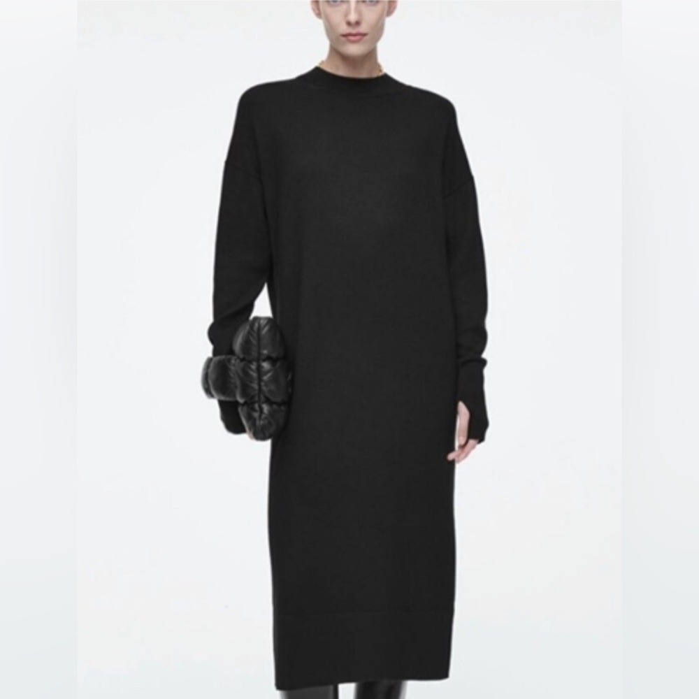 COS Alpaca Blend Sweater Dress